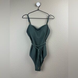 Aerie Textured One Piece Swimsuit